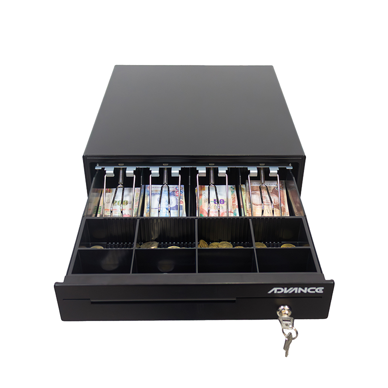 Caja Para Efectivo Advance Adv-5421, 4 Ranuras, Rj11, Negroorganizte De Manera S