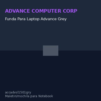 Funda Para Laptop Advance Grey