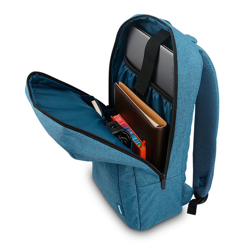 Mochila Casual Lenovo Para Laptop De Hasta 15.6 B210, Color Azulmuévete Con Est