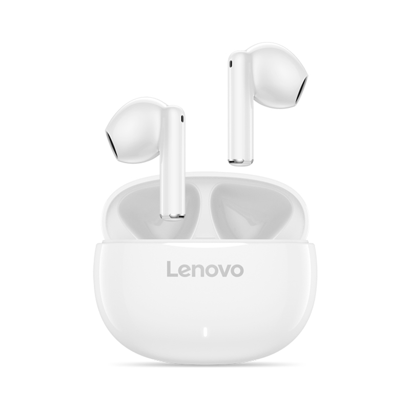 Auriculares Estéreo Inalámbricos Con Microfono Lenovo E310 Independientes, Color Blan