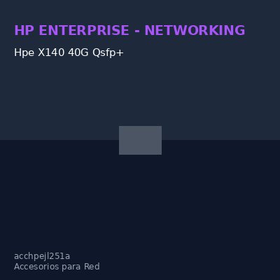 Hpe X140 40G Qsfp+