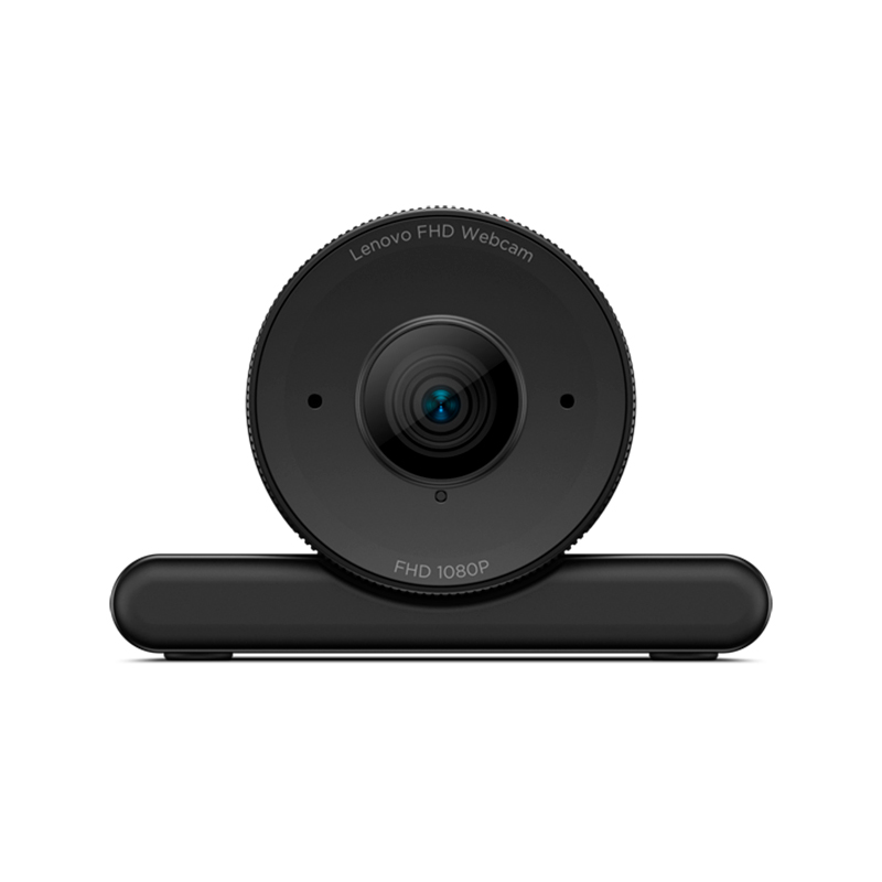Camara Web Lenovo FHD (1920X1080@30 Fps), Interfaz: USB 2.0 Tipo-A, Color Negrol