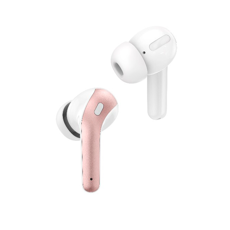 Audífonos Teros Te-8074Gr, Bluetooth, Tws, Rosa/Doradolos Audífonos Bluetooth Te