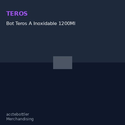 Bot Teros A Inoxidable 1200Ml