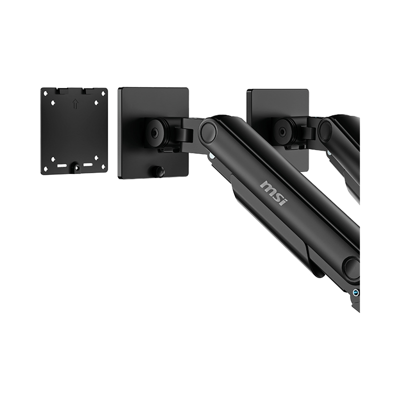 Brazo Soporte Dual Para Monitores MSI Mag Mt201D De Estructura Robusta Y Facil Montaj
