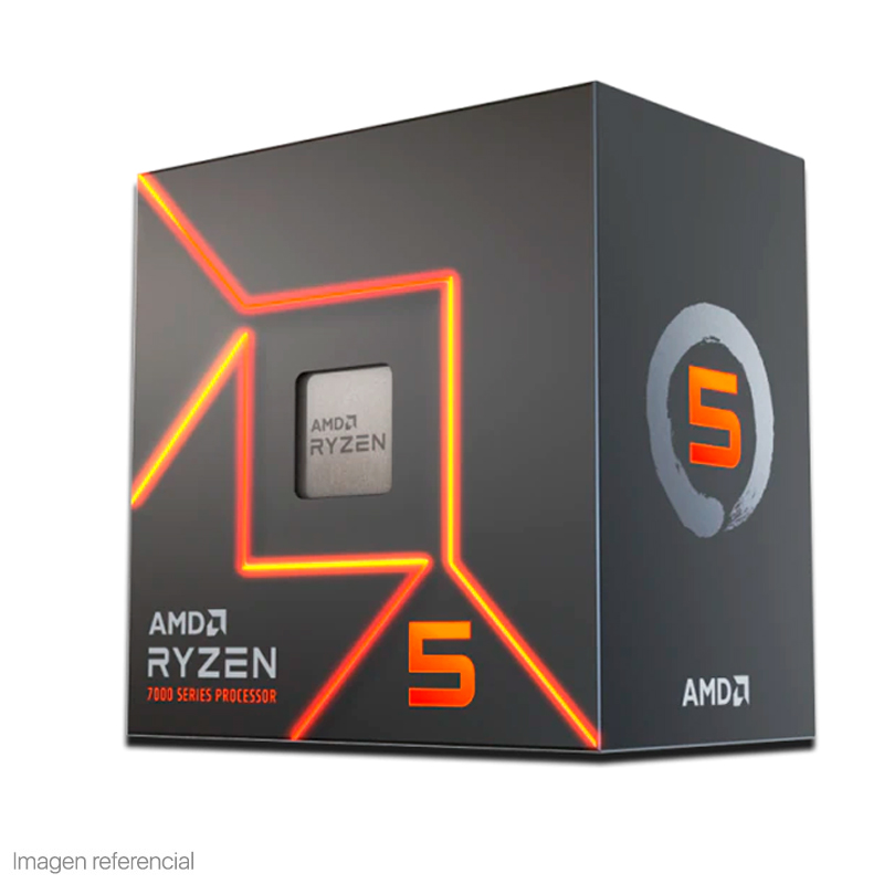 Procesador AMD Ryzen 5 7600 3.8/5.1Ghz, 32MB L3, 6-Core, Am5, 65W.integra Contro