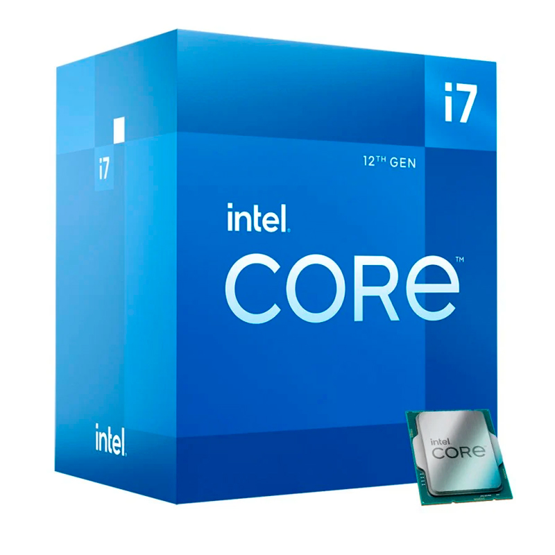 Procesador INTEL Core I7-12700 2.10/4.90Ghz, 25Mbsmartcaché, Lga1700, 65W, INTEL 7(10