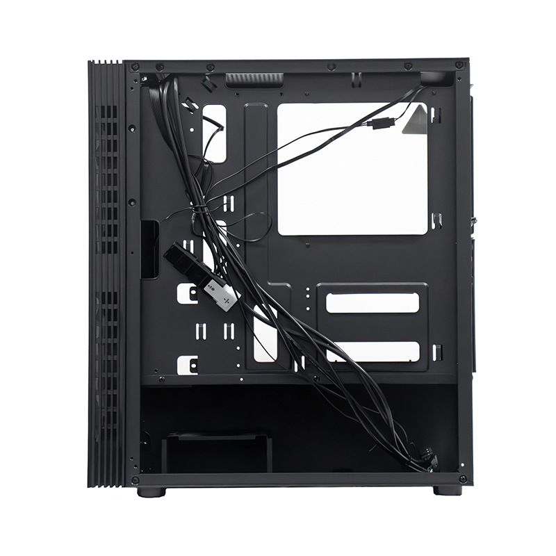 Case Sin Fuente Gamer Teros Te-1333G, Itx, M-Atx,Atx, 3.5 Y 2.5, Negropotencia
