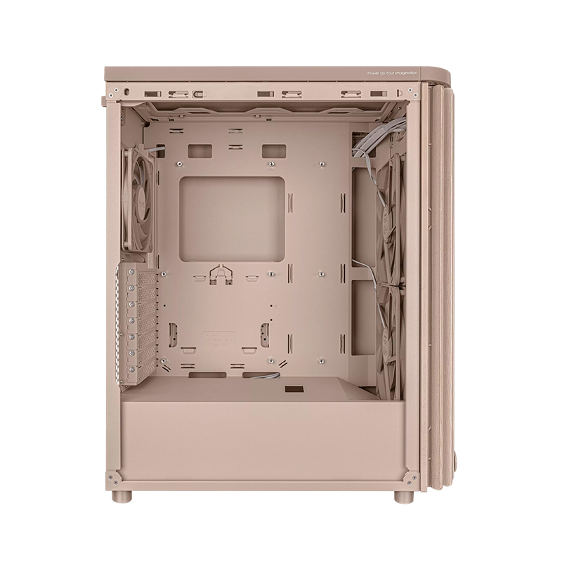 Case Asus Proart Pa401 Wood Edition Beige - Tempered Glass Panelmotherboard - Fa