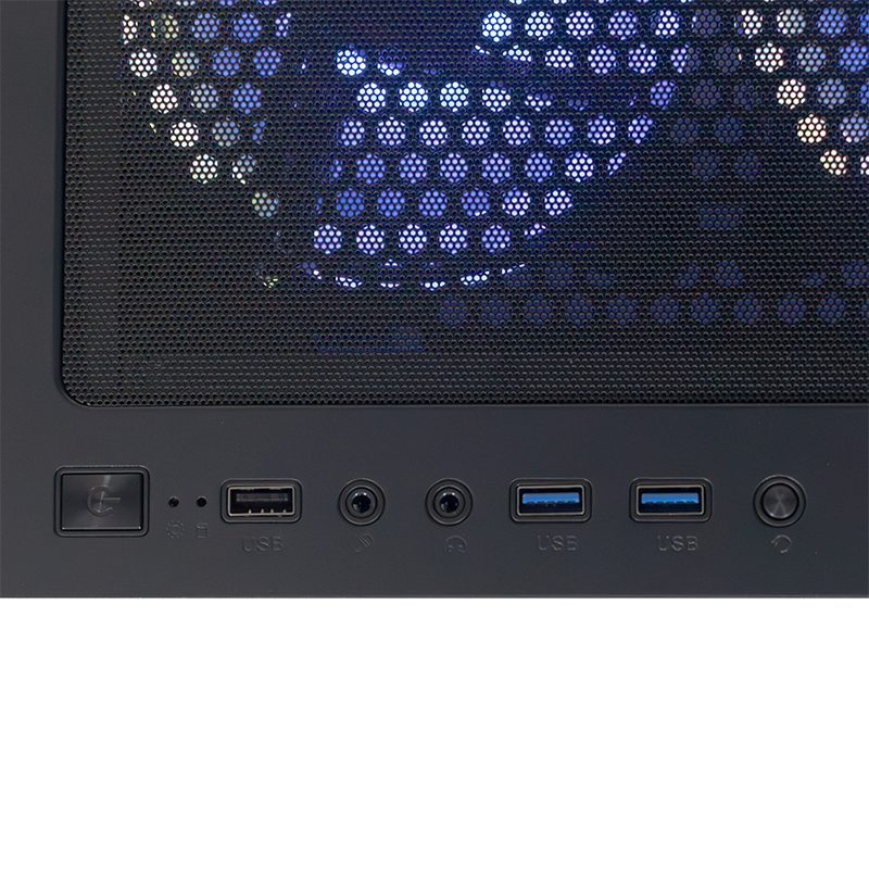Case Gamer Teros Te1175N, Mid Tower, Negro, USB 3.0, USB 2.0, Audio.panel Latera
