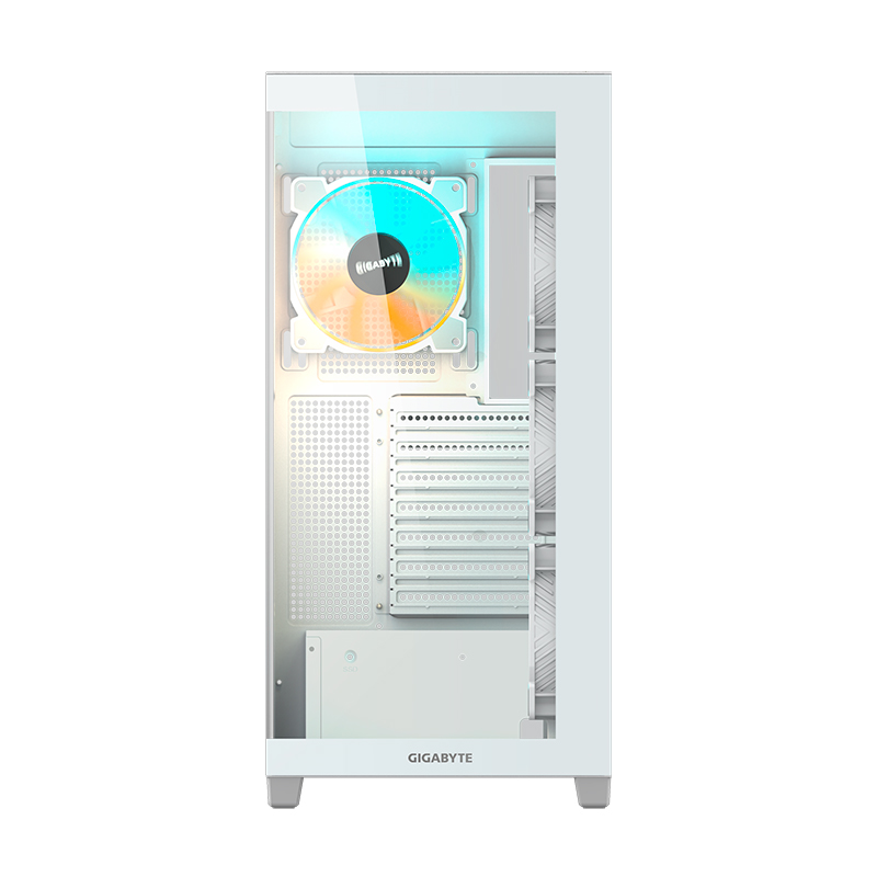 Case Gigabyte C500 Panoramic Stealth Ice, Mid Towerpuertos: 2 X USB 3.2 Gen 1 Ty