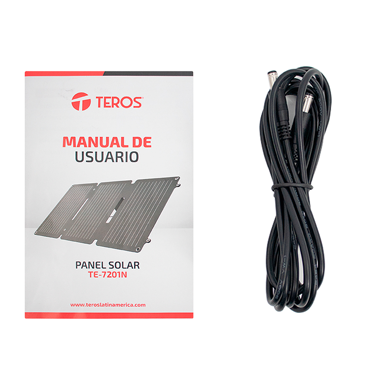 Panel Solar Portátil Teros Te-7201N, 30 Waprovecha La Energía Solar Con El Panel