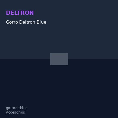 Gorro Deltron Blue