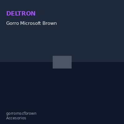 Gorro Microsoft Brown