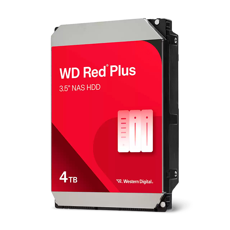 Disco Duro Western Digital Red Plus Wd40Efzz, 4Tb, Sata, 5400Rpm, 3.5, Cache 128MB @