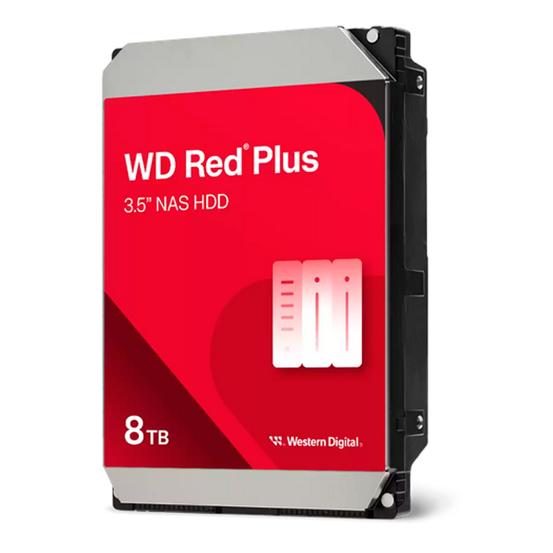 Disco Duro Western Digital Red Plus Nas, Wd80Efpx8Tb SATA 6Gb/S 5640RPM 3.5 256MB Ca