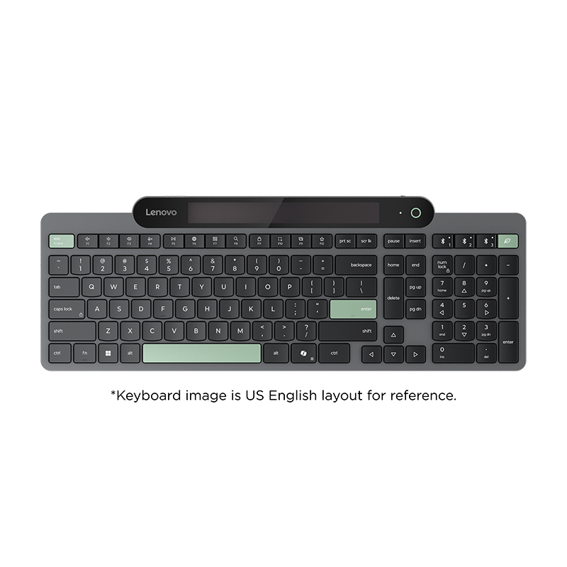 Teclado Lenovo Bluetooth Autorrecargable - Español La 171Diseñado Para Profesion