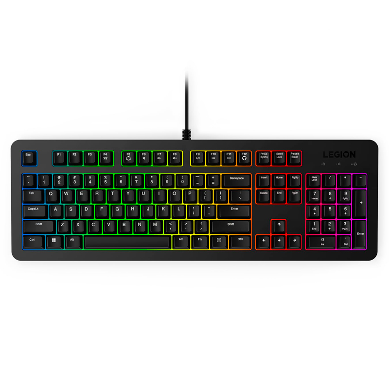 Teclado Gamer Lenovo Legion Kb310 RGB Con Cable USB 2.0Teclado De Alta Calidad C