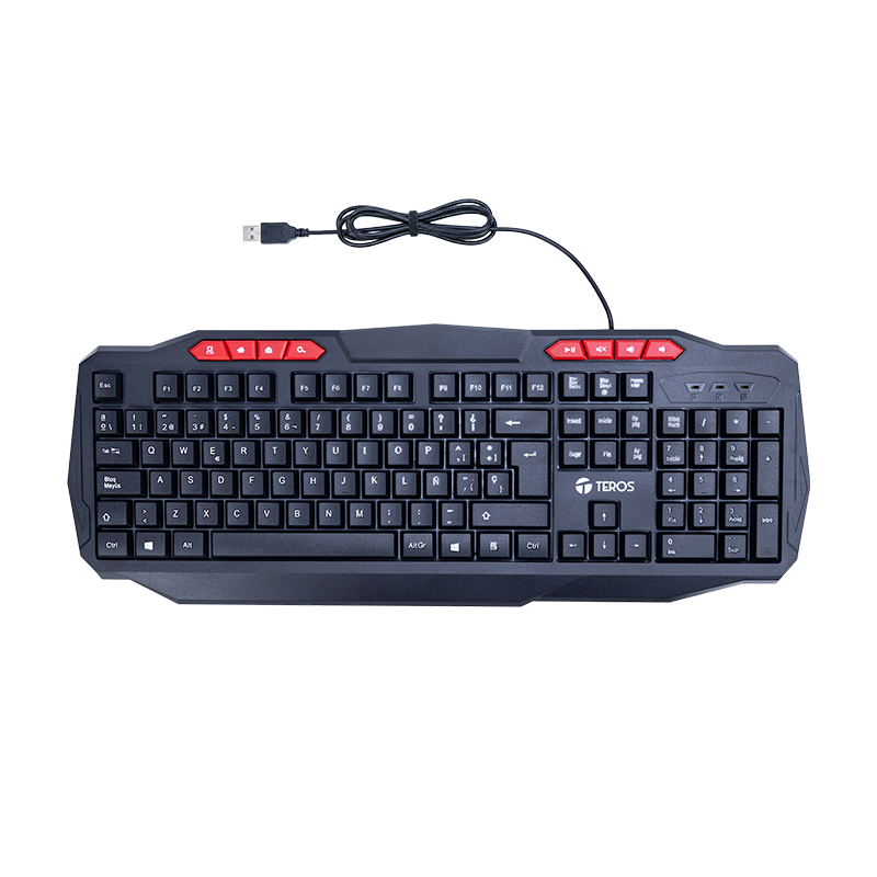 Kit Gamer 4 En 1 Teclado + Mouse + Auriculares + Mousepad Teros Te-5016Scompleta