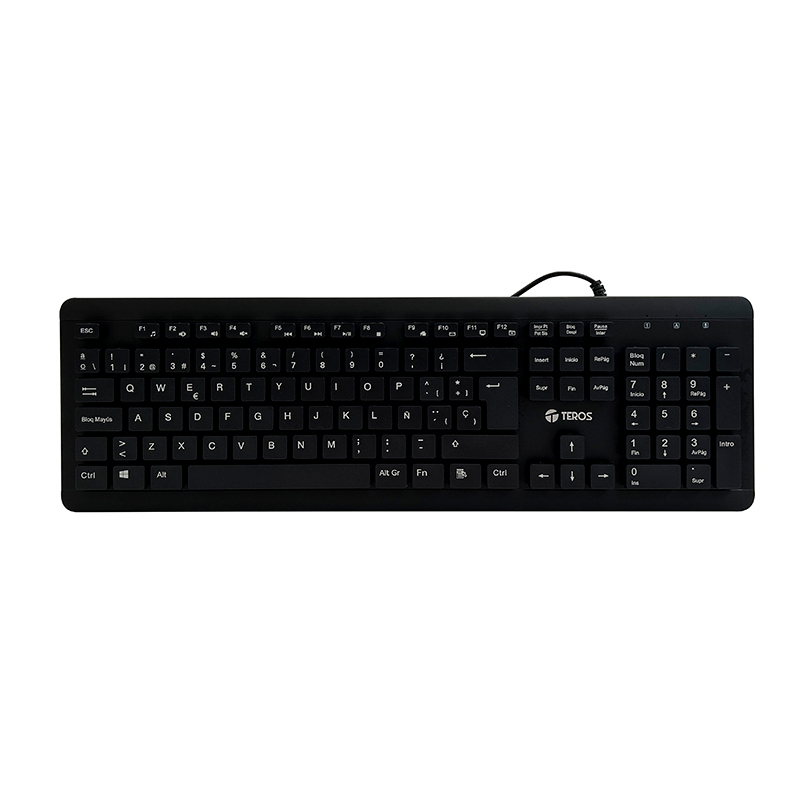 Teclado Lavable Teros Te-4065N, Ipx7, Usb, Negrodescubre El Teclado Teros Te-406