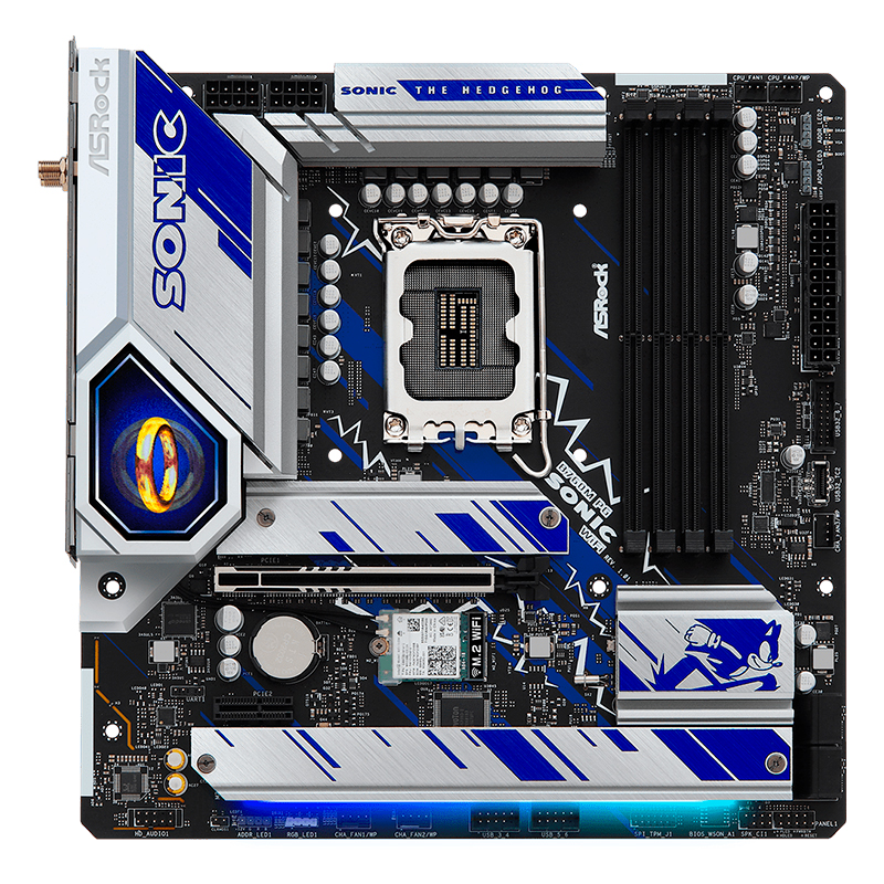 Motherboard Asrock B760M Pg Sonic Wifi, Chipset INTEL B760, Lga1700, Matxsoporta