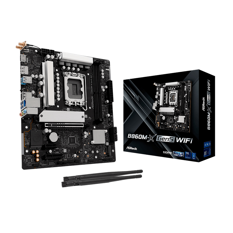 MB AR B860M-X Gen5 WiFi DDR5