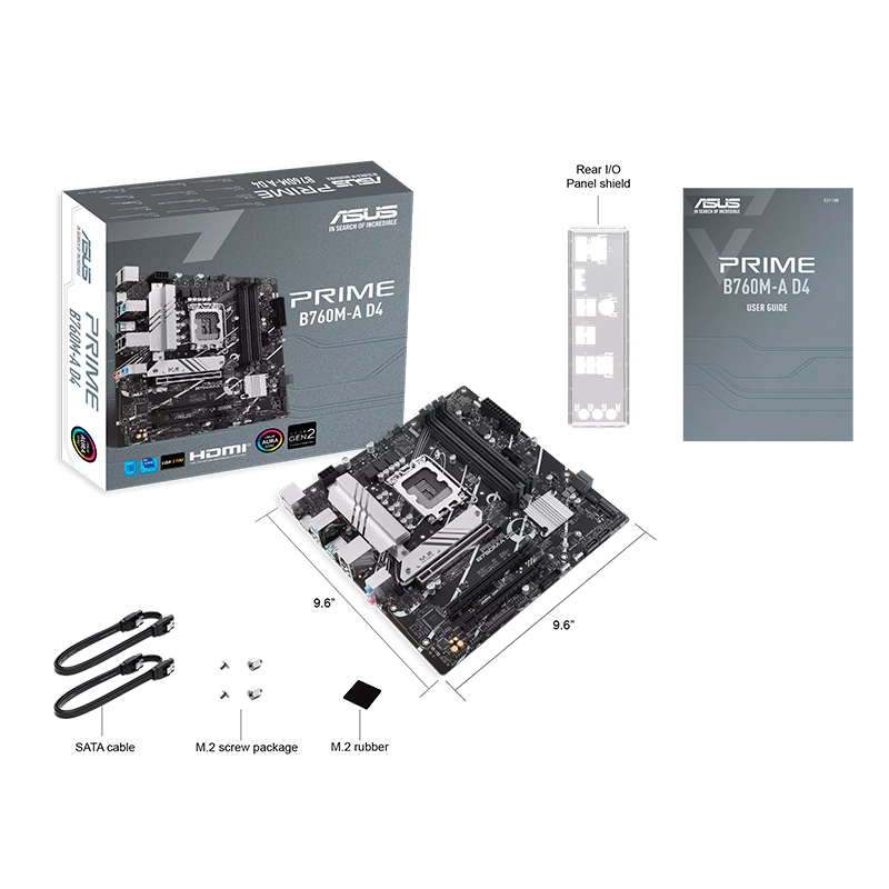Motherboard Asus Prime B760M-A D4-Csm, Chipset INTEL B760, Lga1700, Hdmi, Dp, MATX @@