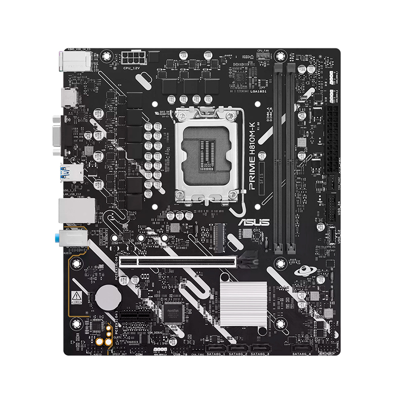 Motherboard Asus Prime H810M-K, Chipset INTEL H810, Lga1851, Vga, Dp, Matxsoport
