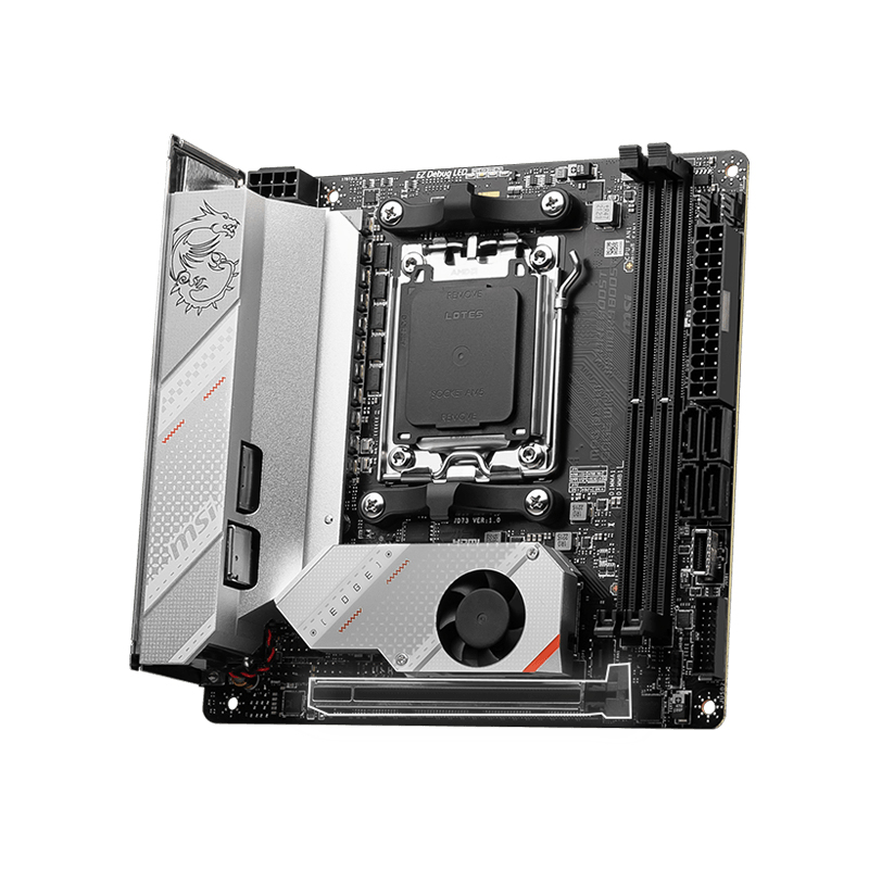 Motherboard MSI Mpg B650I Edge Wifi, Chipset AMD B650, Socket AMD Am5, Mini-Itxs