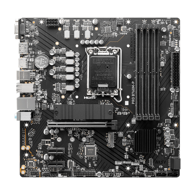 Motherboard MSI Pro B760M-P, Chipset INTEL B760, Lga1700, Hdmi, Dp, Vga, Matxsop