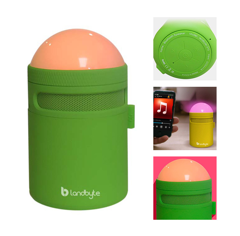 Parlante Inalámbrico Landbyte Bv310, Bluetooth, Iluminación Led, Recargable.cone