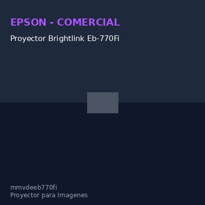 Proyector Láser Epson Interactivo Brightlink 770Fi 1080P 3Lcd De Alcance Ultracorto @