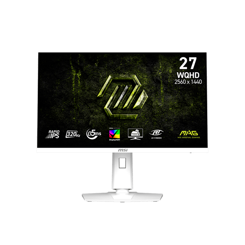 Monitor Plano Gamer MSI Mag 274Qrfwx32, 27 Wqhd Fast Ips, 320Hz, 0.5Ms, Hdmi, DP @@@