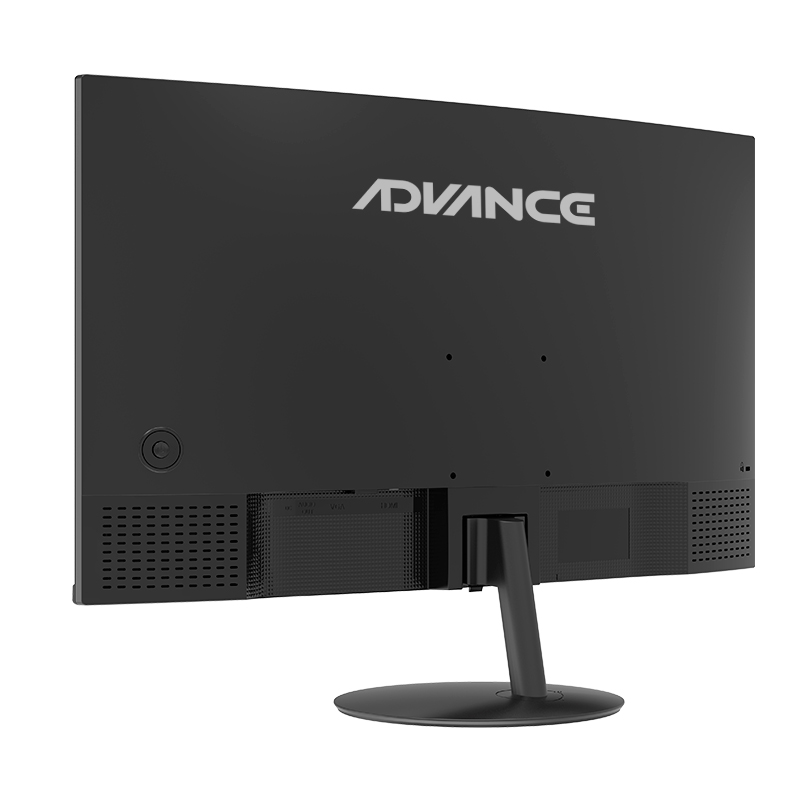 Monitor Curvo Advance Adv-2452S, 23.6 FHD Va, 100Hz, 1Ms, Hdmi, Dp, Parlante, Negro