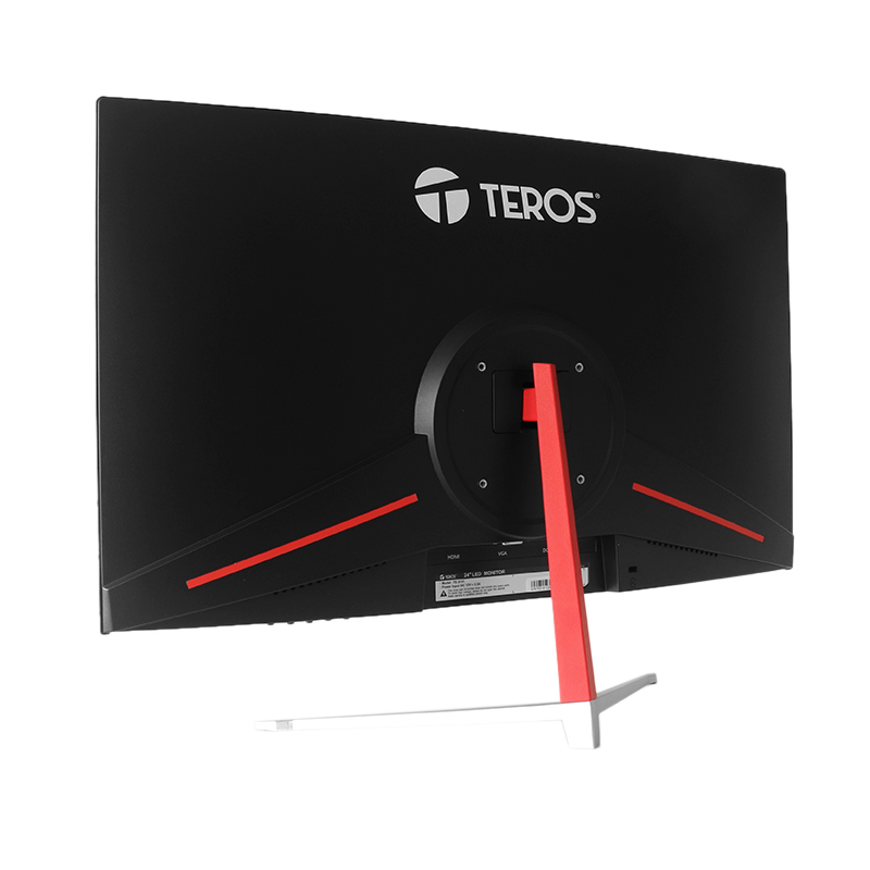 Monitor Curvo Teros Te-2402S, 23.8 FHD Va, 100Hz, 1Ms, Hdmi, Vgaoptimiza Tu Esp