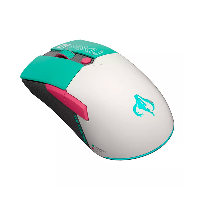 Mouse Asus Tuf Gaming Mini Wireless Hatsune Miku Edition, Inalámbrico Usb, Óptico @@@