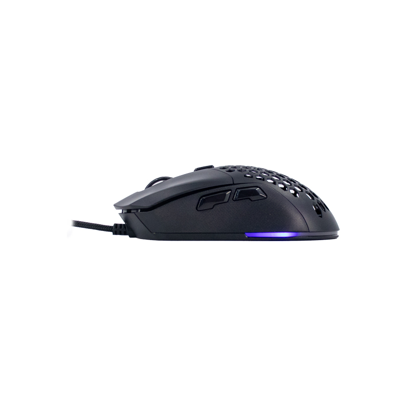Mouse Gamer Teros Te-1232G, DPI Hasta 7200, Rgb, 7 Botones, Óptico, Negrodescubr