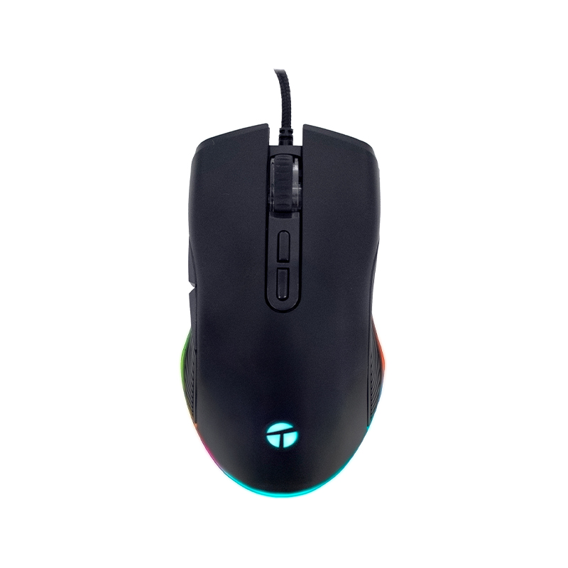 Mouse Gamer Teros Te-1233G, DPI Hasta 7200, Rgb,7Botones, Usb, Negrodomina Tus P