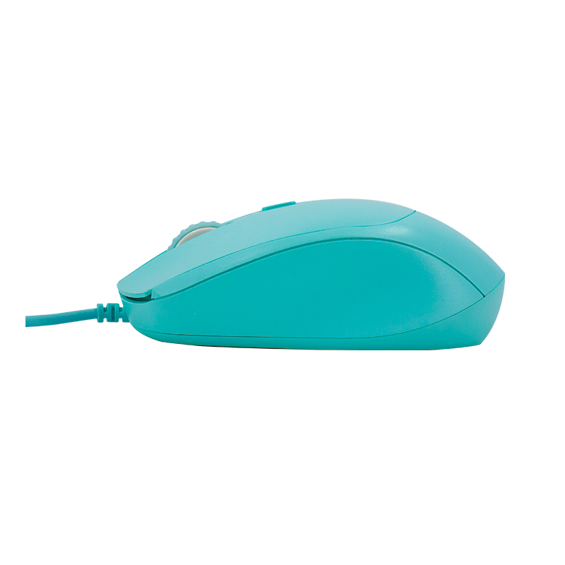 Mouse Óptico Teros Te-1227S, 800-1200-1600 Dpi, Usb, 4 Botones, Color Verdedisfr