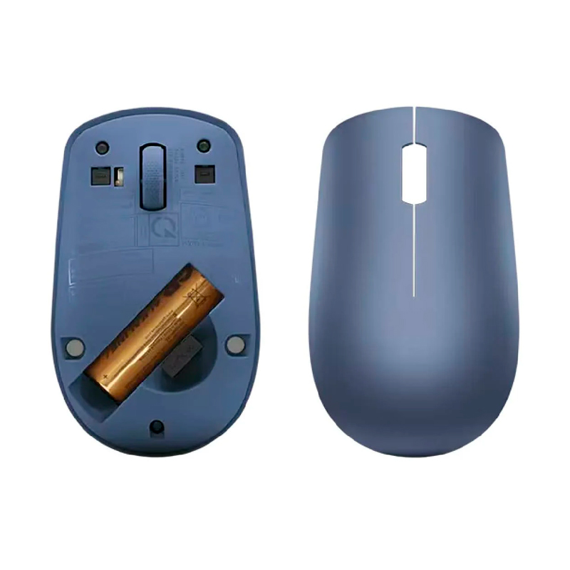 Mouse Lenovo 530, Interfaz Sensor Óptico, 1200Dpi, 3 Botones, Color Abismo Azulr