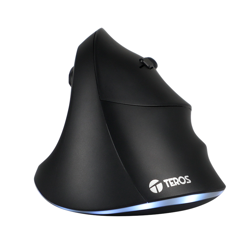 Mouse Inalámbrico Teros Te-5169N, 2.4G+Bluetooth,2400 Dpi, Usb, Color Negropoten