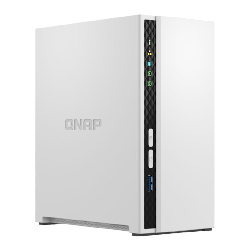 Servidor NAS Qnap Ts-233, Arm Cortex A55 4C/2Ghz,2Gb Ram(On-Board), Bahias: 2 X 3.5