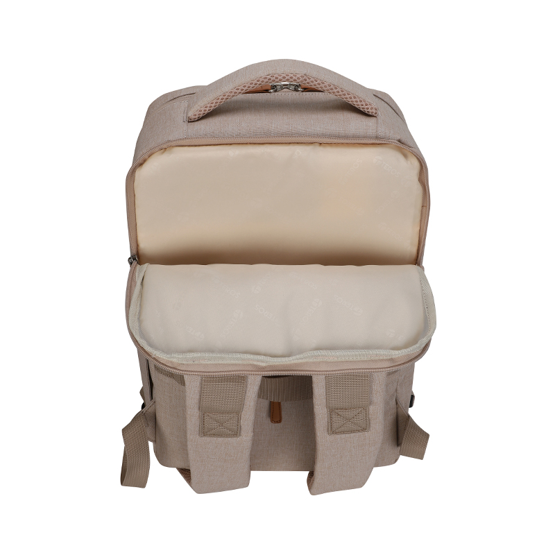Backpack Teros City Iii Te-9046Bg, Para Notebooksde Hasta 15.6, Color Beigeelev