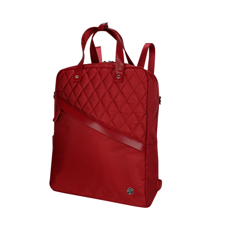 Backpack Teros Roseann Ii Te-9049Rd, Para Notebooks De Hasta 14.1, Color Rojolu