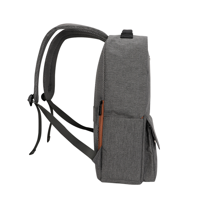Backpack Teros City Ii Te-9028-2Gr, Para Notebooks De Hasta 15.6 - Color Grismu