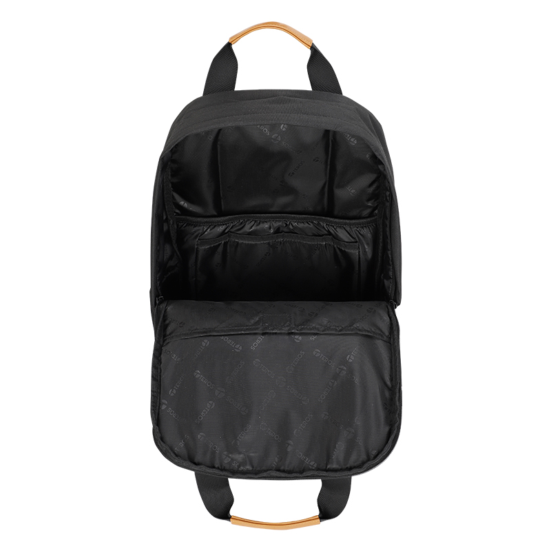 Backpack Teros City Ii Te-9031Bl, Para Notebooks De Hasta 15.6, Negrolleva Todo