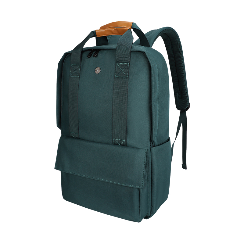 Backpack Teros City Ii Te-9032Gr, Para Notebooks De Hasta 15.6, Color Verdellev