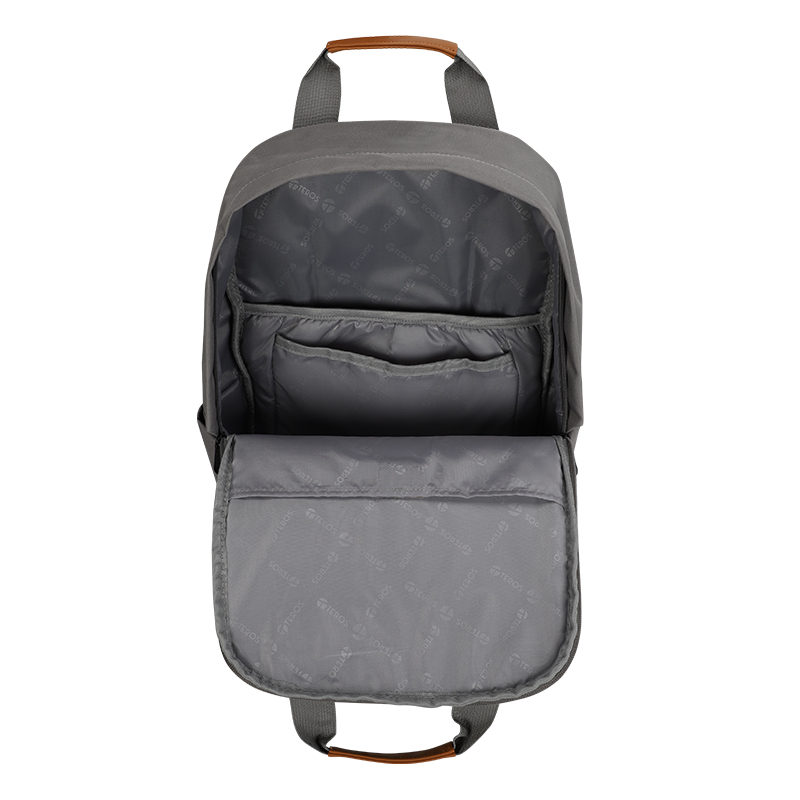 Backpack Teros City Ii Te-9033Ag, Para Notebooks De Hasta 15.6, Griss Cenizamué