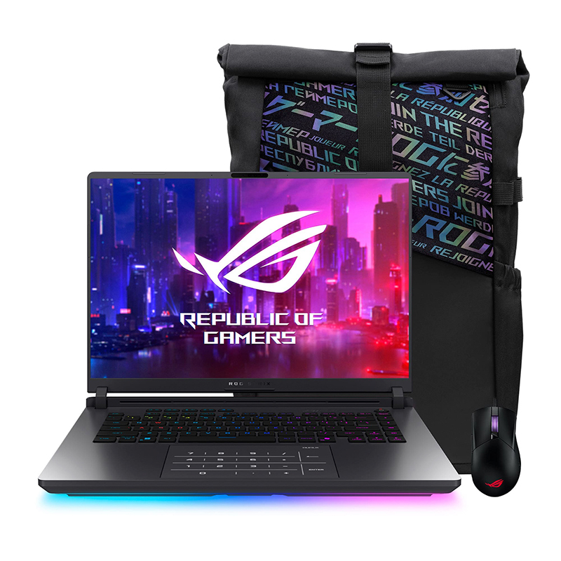Notebook Asus Rog Strix G16, 16 Wuxga Ips, Core I9-14900Hx 2.2 / 5.8Ghz, 16GB Ddr5-5