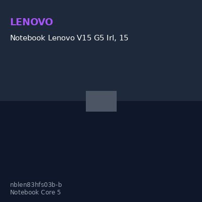 Notebook Lenovo V15 G5 Irl, 15.6 LCD LED Fhd, Core 5-210H 2.2 / 4.8Ghz, 8GB Ddr5-520